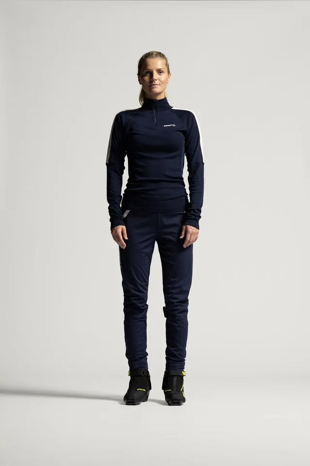 Craft W Trøye Adv Wool Merino HZ M Half-zip ulltrøye for kalde dager 