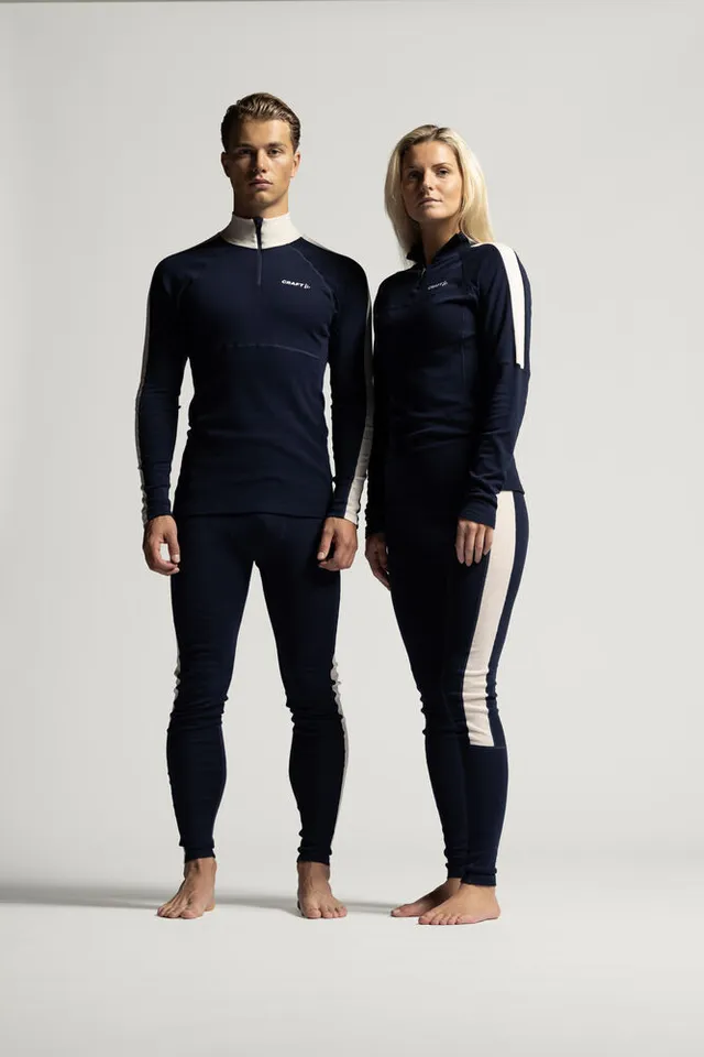 Craft W Trøye Adv Wool Merino HZ M Half-zip ulltrøye for kalde dager 