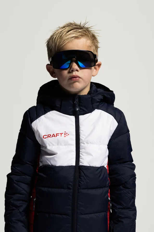 Craft Jr Jakke Nor Core Explore 134/140 Perfekt vattert jakke for kulde 