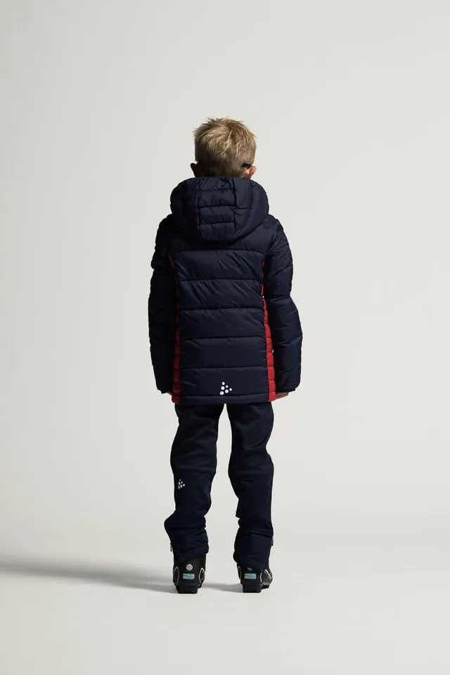 Craft Jr Jakke Nor Core Explore 134/140 Perfekt vattert jakke for kulde 