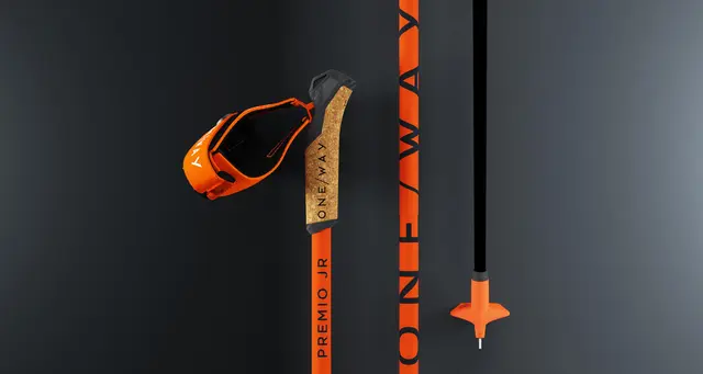 One Way Skistav Jr Premio 120 Lett racingstav for unge skiløpere 