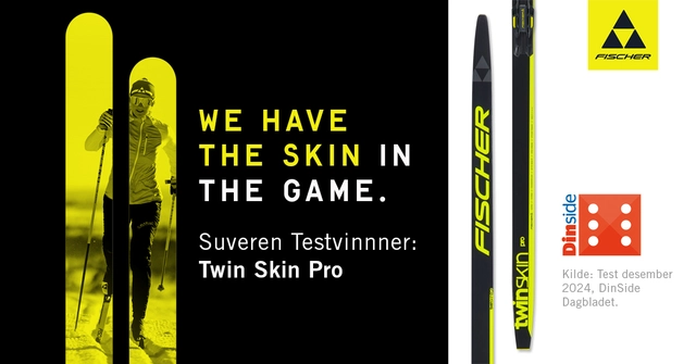 Fischer Felleski Twin Skin Pro 202 Felleski for tur og lett trening 