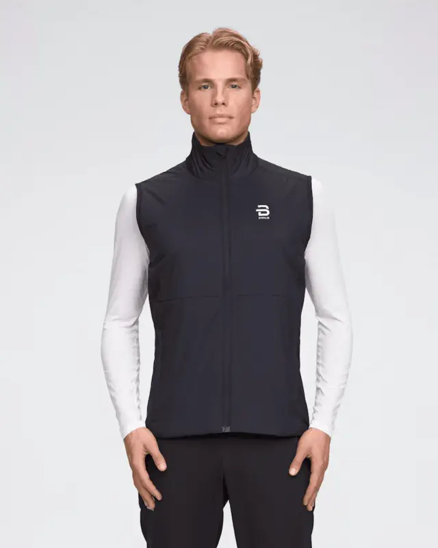 Dæhlie Herre Vest Momentum M Isolerende vest til tur og trening-Black 