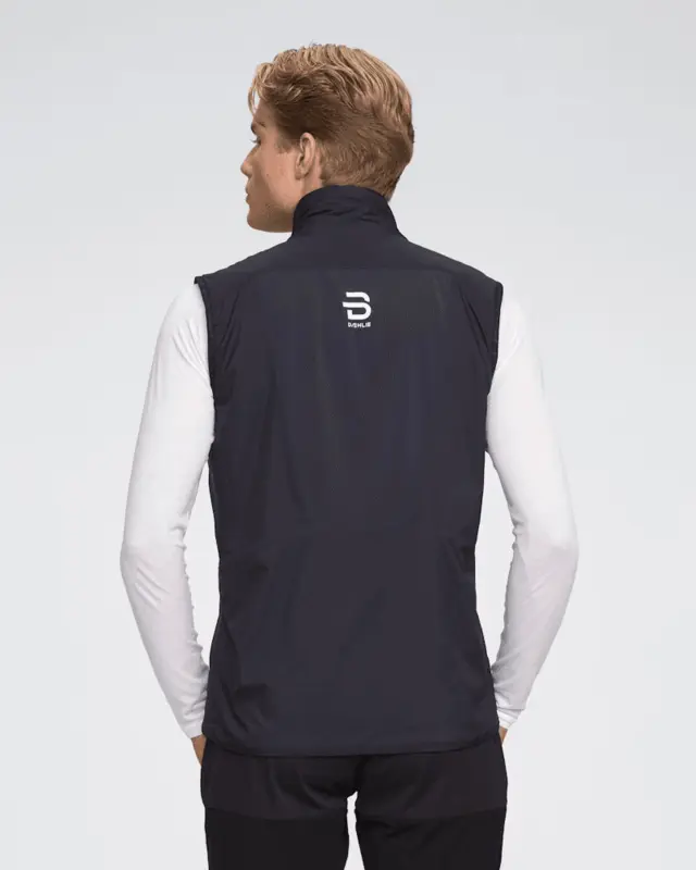 Dæhlie Herre Vest Momentum M Isolerende vest til tur og trening-Black 