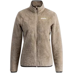 Swix Dame Jakke Infinity Pile M Lett, varm og bærekraftig jakke- Dune