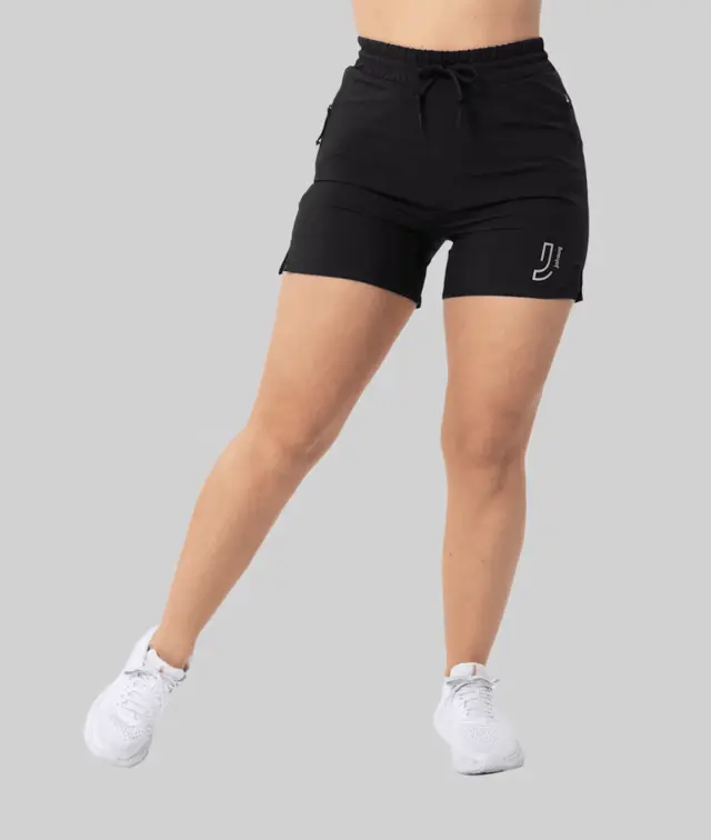 Johaug Shorts Strut Microfiber L Lett og behagelig shorts Black 