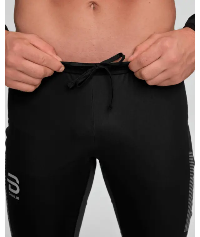 Dæhlie Herre Bukse Winter Run L Vindtett tights med høy ytelse 