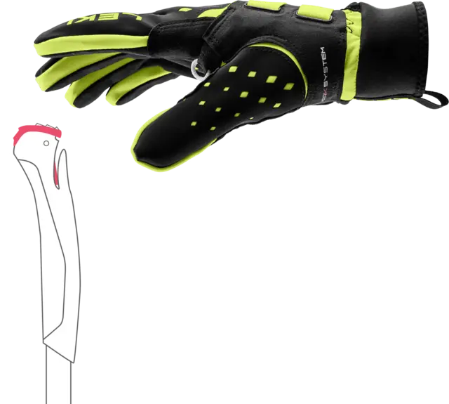 Leki Hanske HRC Race Shark 10 Perfekte allround-hanske til leki staver 