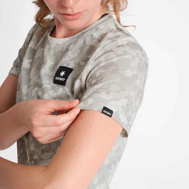 SAYSKY Dame Trøye Combat Camo SS S Teknisk løpetrøye med helprint - SA 