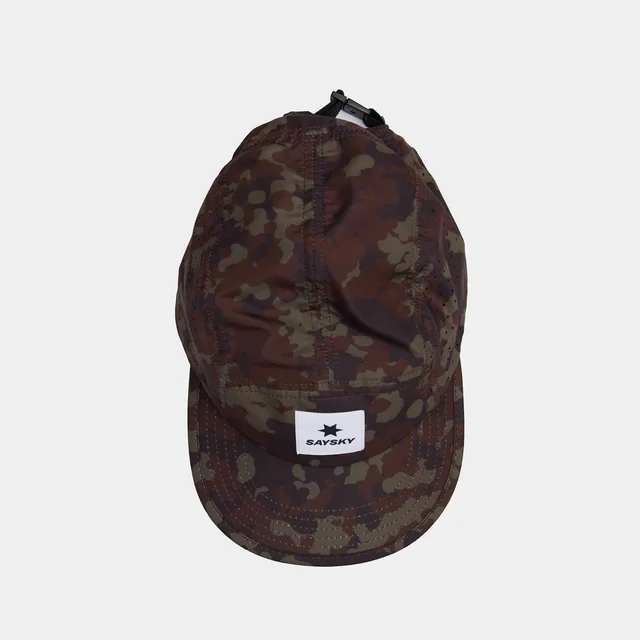 SAYSKY Caps Camo Combat 103 Lett og pustende løpecaps - Brown Aop 