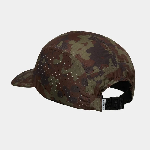 SAYSKY Caps Camo Combat 103 Lett og pustende løpecaps - Brown Aop 