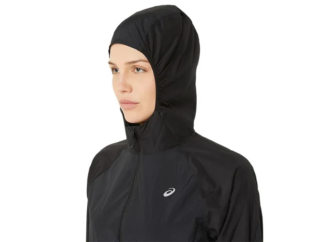 Asics Dame Jakke Road Packable L Regn- og vannavstøtende løpejakke - Bl 