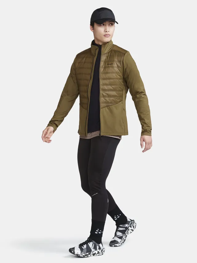 Craft M Tights Adv Essence Warm Wind XL Varm tights med vindtett front - Sort 