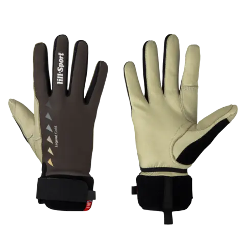Lill-Sport Hanske Legend Gold Skihanske for akiv bruk, Brown