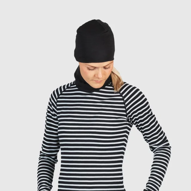 SAYSKY Headband Merino 165 OS Merino hals/pannebånd til løp - Sort 