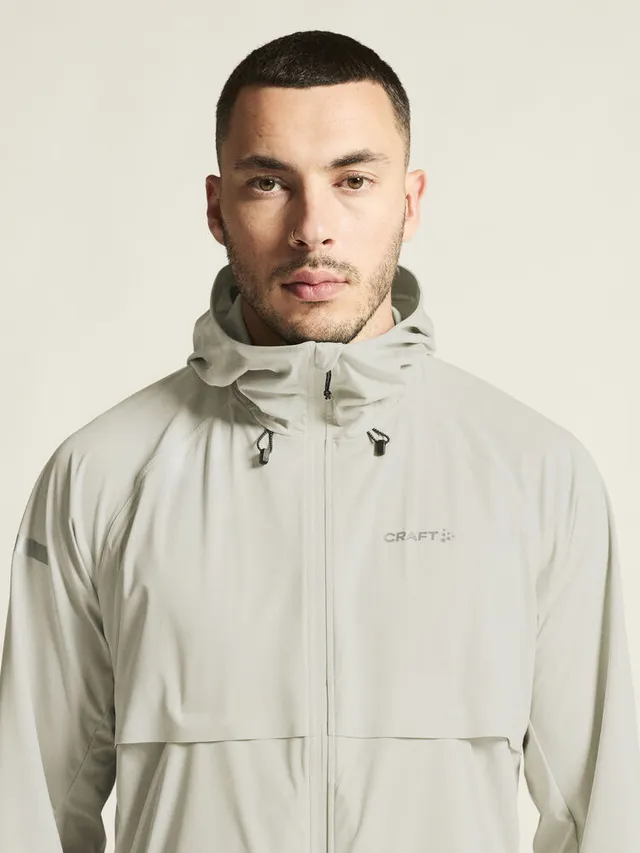 Craft M Jakke Pro Hydro 3 M Jakke med solid værbeskyttelse - Cloud 