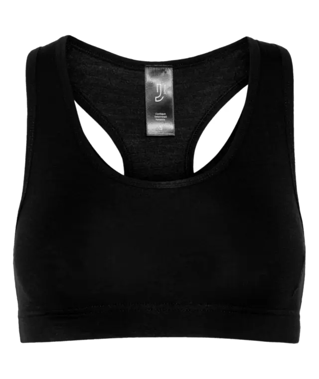 Johaug Sports Top Elevate Wool M Etisk sports-BH i 95 % merinoull - CBLCK 