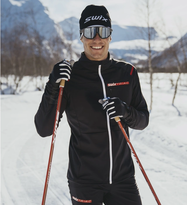 Swix Triac Neo shell Jakke Herre S Teknisk langrennsjakke Black 