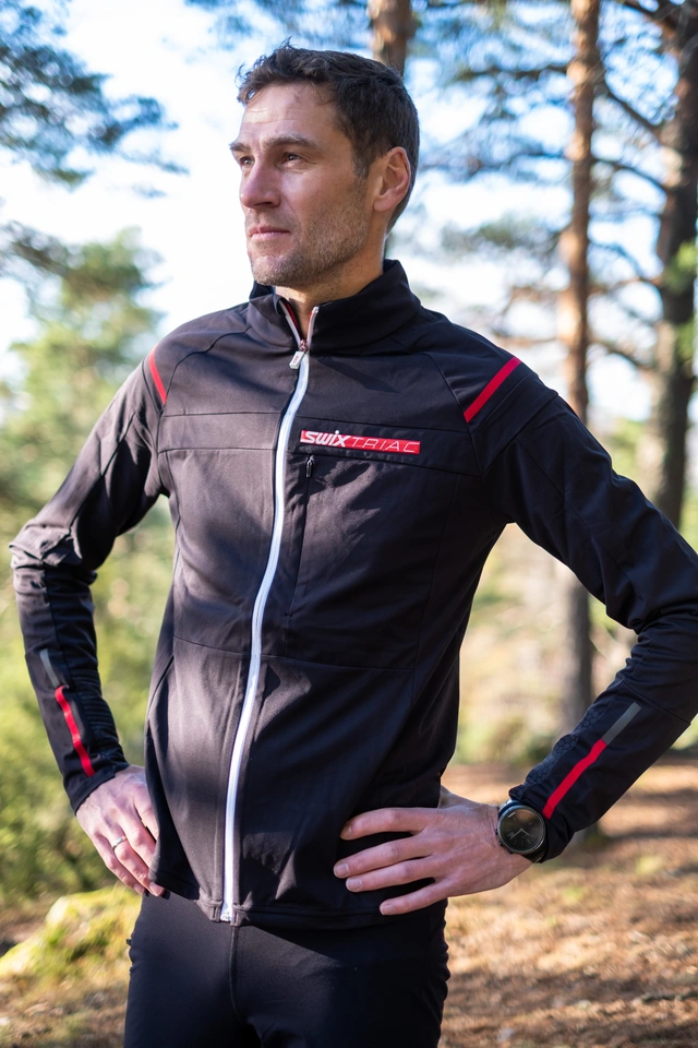 Swix Triac Neo shell Jakke Herre S Teknisk langrennsjakke Black 