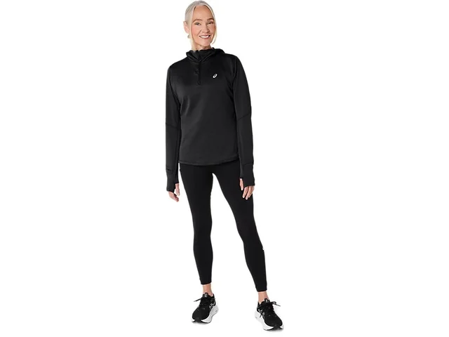 Asics W Trøye LS Road Winter S Varm og pustende løpehoodie - PB 
