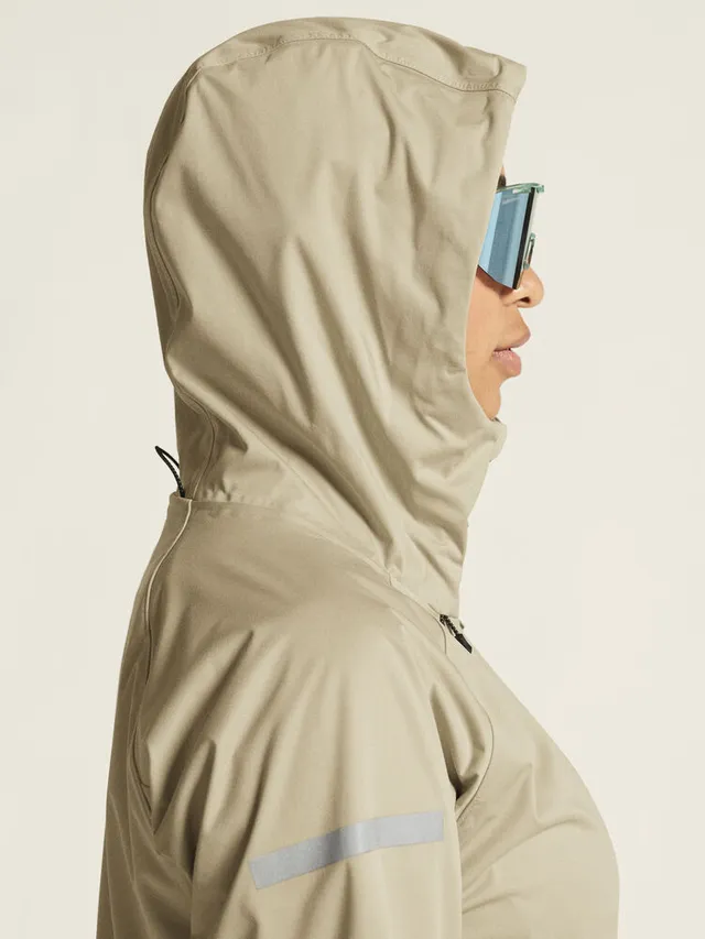 Craft W Jakke Pro Hydro 3 L Løpejakke med solid værbeskyttelse - Hay 