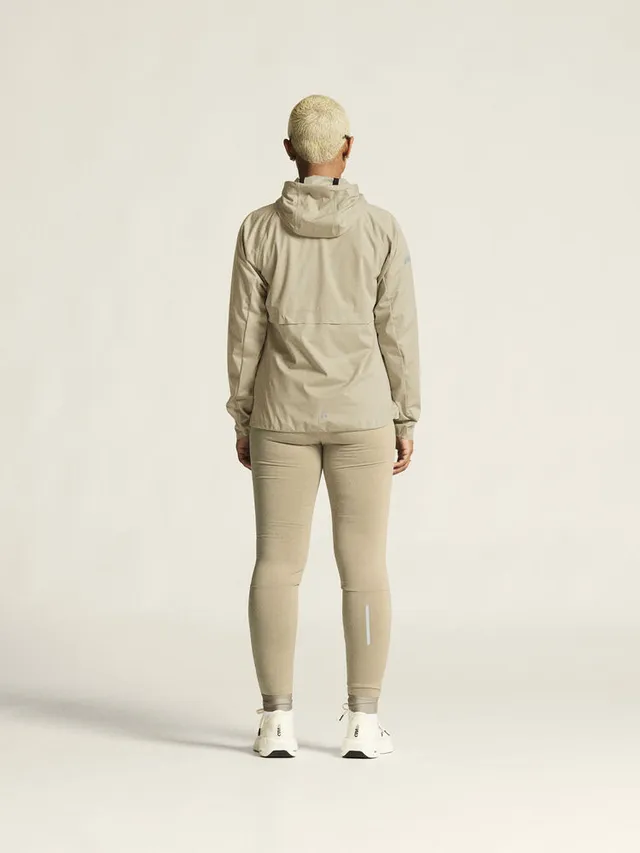 Craft W Jakke Pro Hydro 3 L Løpejakke med solid værbeskyttelse - Hay 