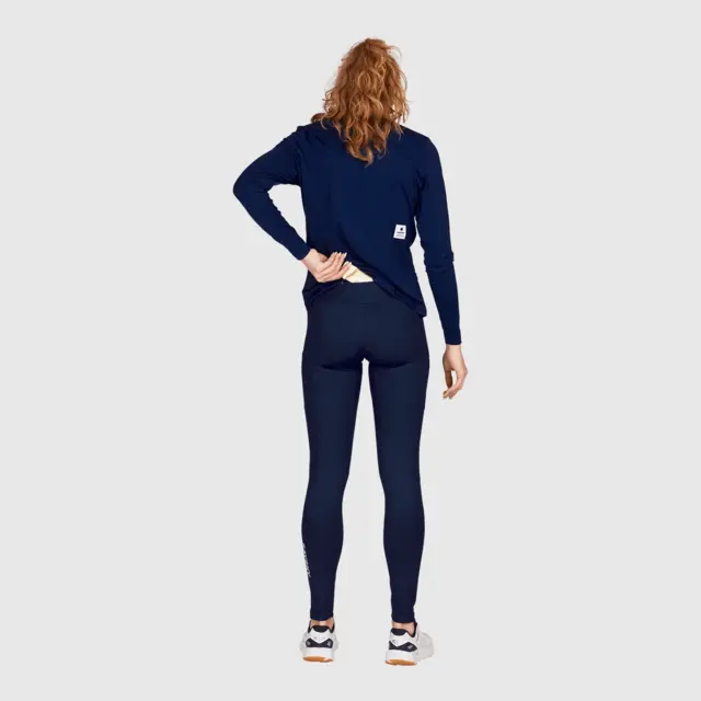 SAYSKY Dame Tights Combat+ L Behagelig tights med lommer - Blue 