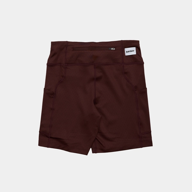 SAYSKY Dame Kort Tigths 7" Combat+ L Treningstights til dame -Red 