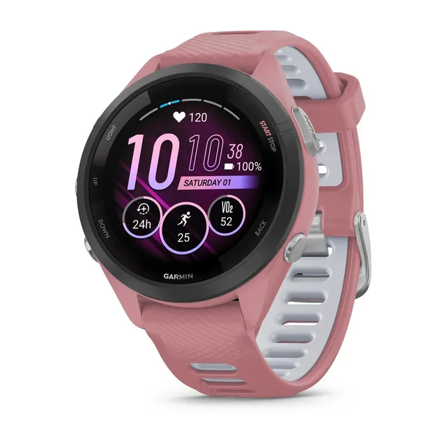 Garmin Forerunner 265S Pink Topp modern multisportsklokke - Rosa 