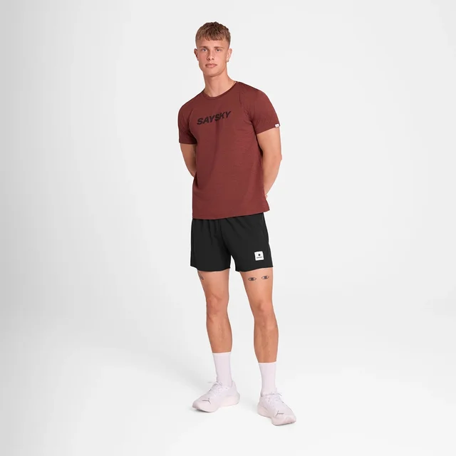 SAYSKY M Trøye Logo Pace SS M Teknisk trøye til herre - Red 