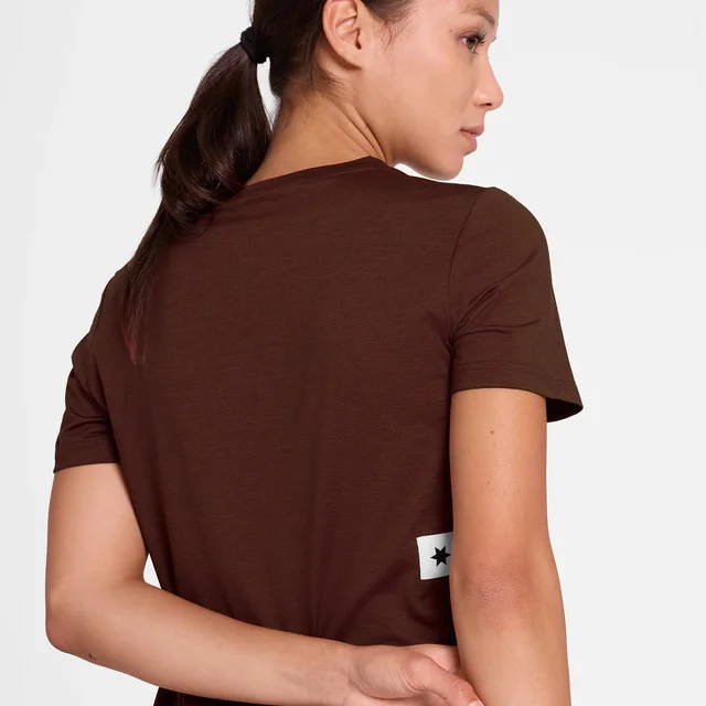 SAYSKY Dame Trøye Logo Pace SS L Lett, teknisk og stilig løpetrøye - Red 