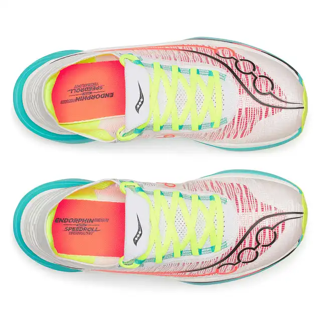 Saucony Løpesko Endorphin Elite 2 43 Konkurransesko med karbonplate - WHT/MUT 