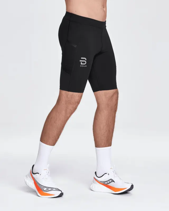 Dæhlie M Tights Athlete 10` 2.0 XL Kort og lett tights for til trening - Bl 