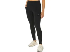 Asics W Tights Road High Waist XL Løpetights for alle årstider -Black