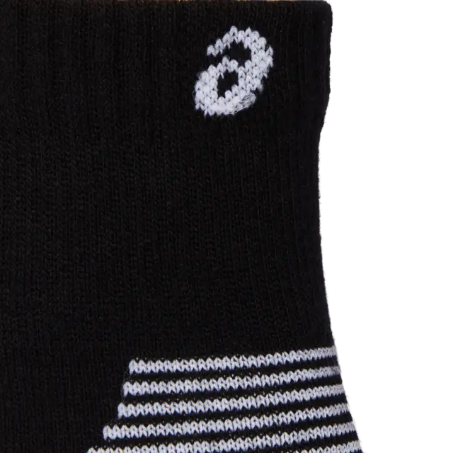 Asics 2pk CushionRun Quarter 47-49 Komfortable løpesokker med god passform 