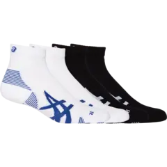 Asics 2pk CushionRun Quarter 47-49 Komfortable løpesokker med god passform