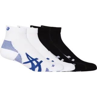 Asics 2pk CushionRun Quarter 47-49 Komfortable løpesokker med god passform