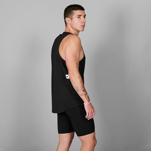 SAYSKY Herre Singlet Clean Combat Pro S Lett singlet til herre -Black 