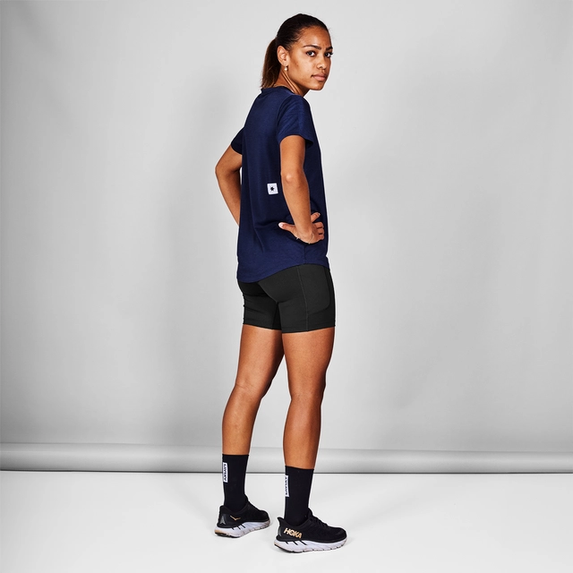 SAYSKY Dame Trøye Clean Combat Pro SS S Lett løpetrøye til dame -Blue 