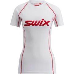 Swix Dame Trøye RaceX Classic SS M Kortermet supertrøye til dame - BrWh/SwR