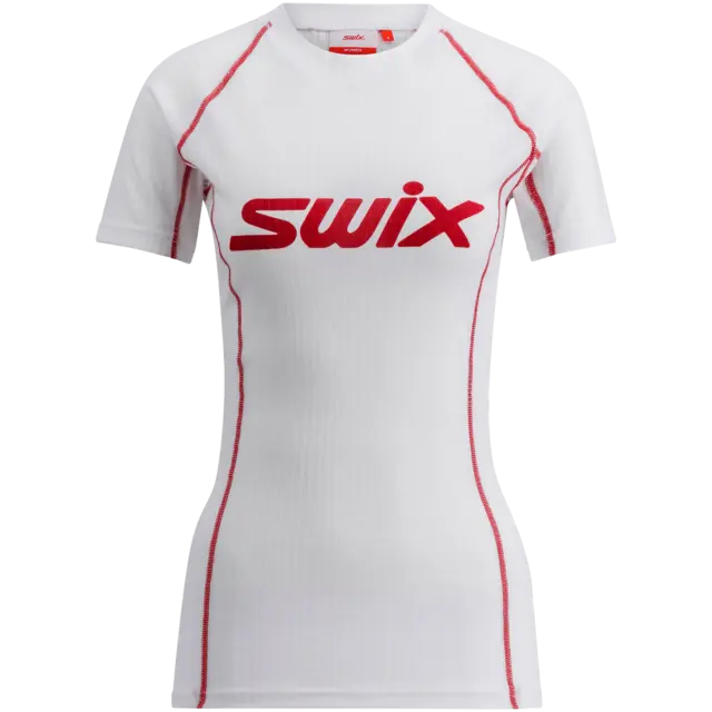 Swix Dame Trøye RaceX Classic SS M Kortermet supertrøye til dame - BrWh/SwR 