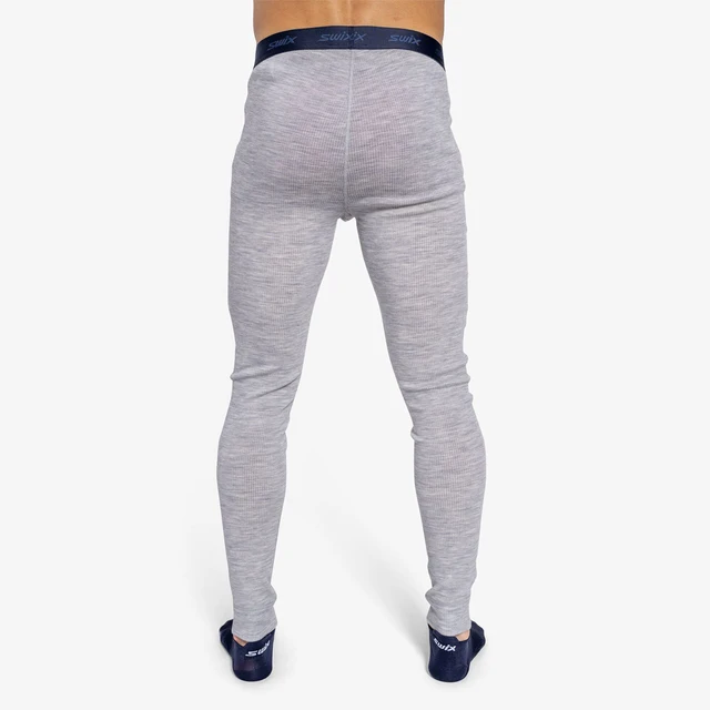 Swix Herre Bukse RaceX Merino L Teknisk ullbukse Light Grey / Dark Navy 