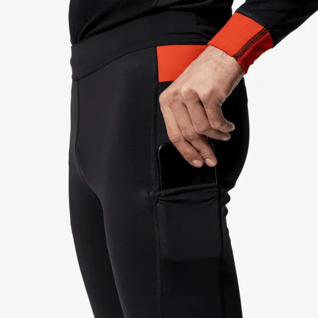 Swix Herre Tights Roadline XL Teknisk tights med refleksdetaljer 