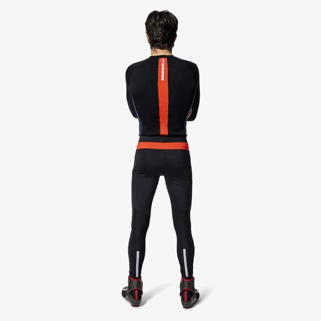 Swix Herre Tights Roadline XL Teknisk tights med refleksdetaljer 