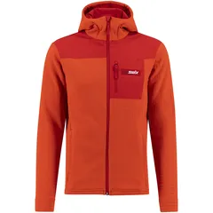 Swix Jakke Surmount Stormfleece Hood S Allsidig og varm fleecejakke Fiery Red