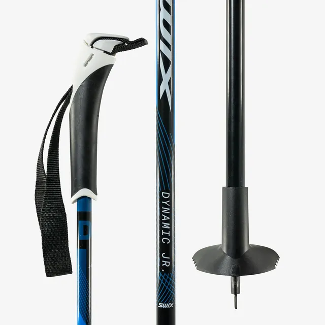 Swix Skistav Jr Dynamic D2 Alu 115 cm Solid Alu-stav til junior 