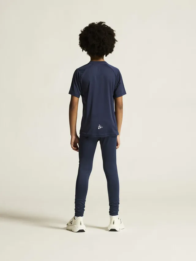 Craft Jr Trøye SS Rush 2.0 122/128 Lett trøye til junior -Navy 