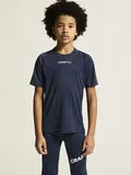 Craft Jr Trøye SS Rush 2.0 122/128 Lett trøye til junior -Navy