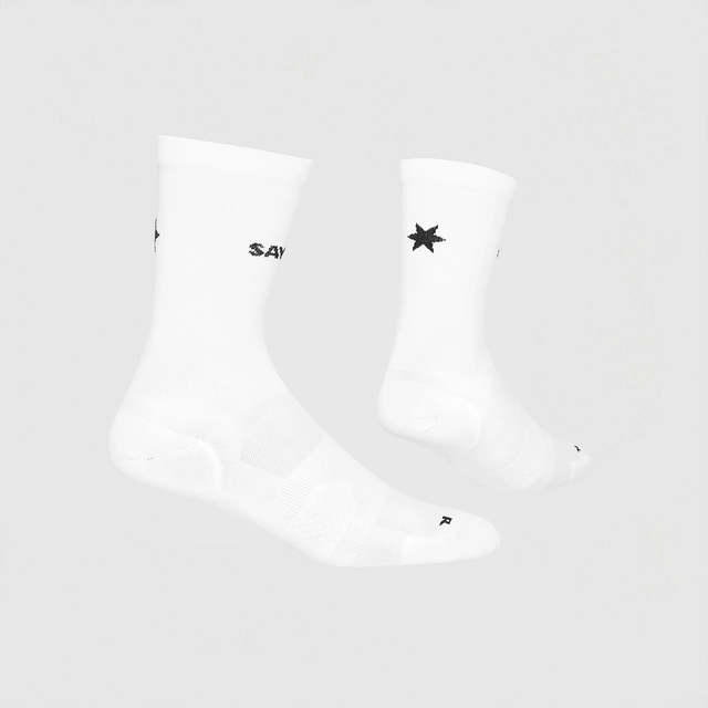 SAYSKY Sokker Logo Combat Socks 100 S/M Løpesokker med logo - White 