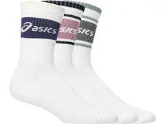 Asics Logo Crew Sock 3pk 47-49 Godt pustrende og myke bomullssokker -Mi
